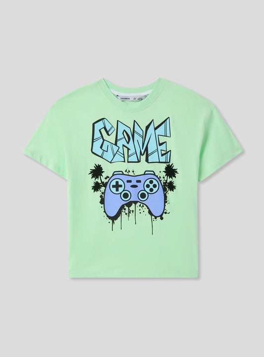 Kids Boys Short-sleeved T-shirt