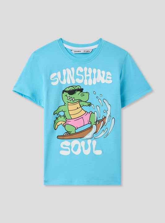 Kids Boys Short-sleeved T-shirt