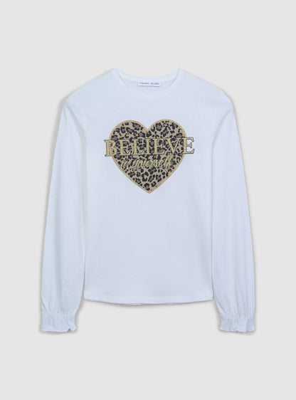 Kids Girls Long-sleeved T-shirt