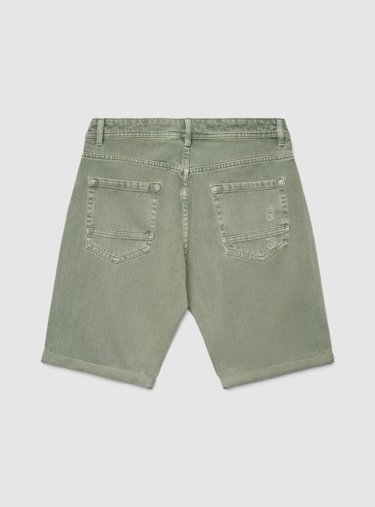 Men's Ripped Denim Shorts