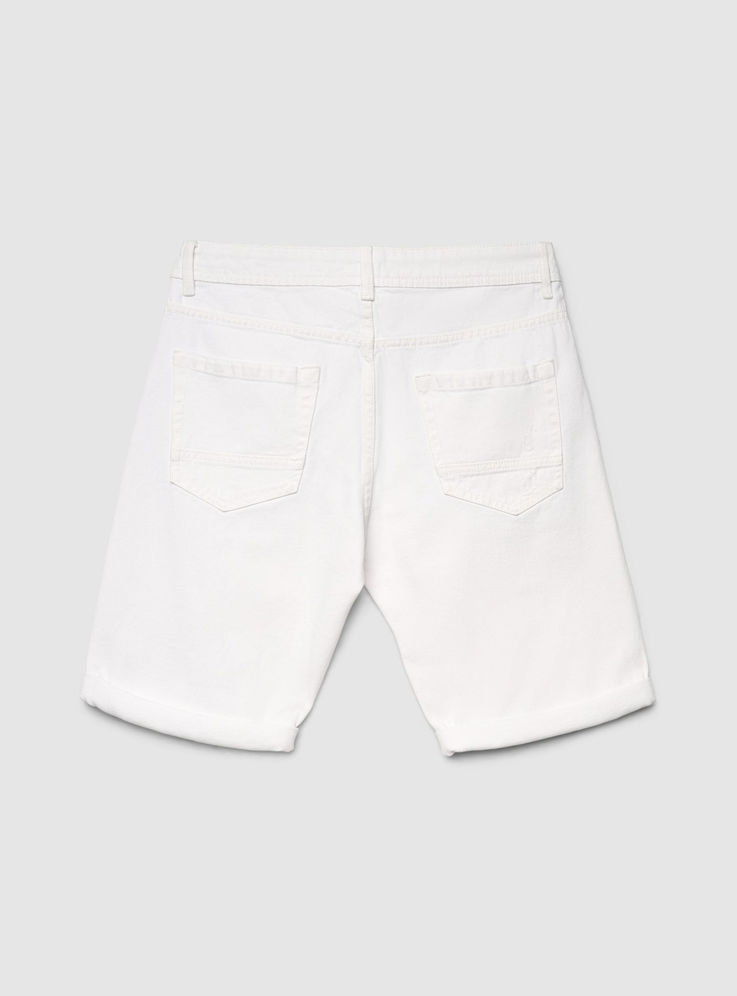 Men's Ripped Denim Shorts