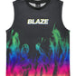 Sporty Flame print Tank Top for Boys