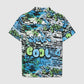 All Over Graffiti Print Polo Shirt for Boys