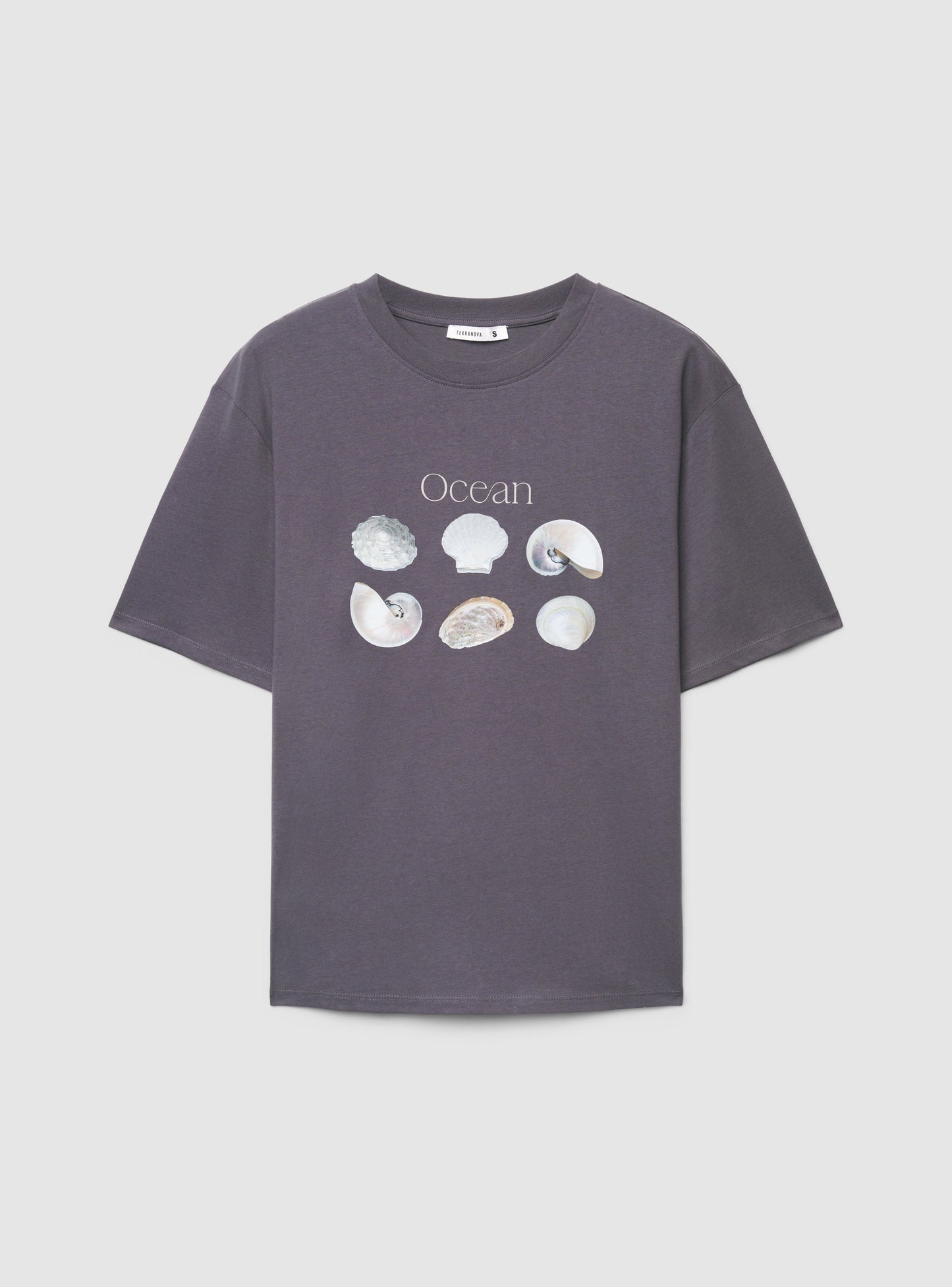 Women's Ocean Print Oversized Tee