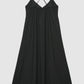 Women's V-Neck Crisscross Back Maxi Dress