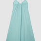 Women's V-Neck Crisscross Back Maxi Dress