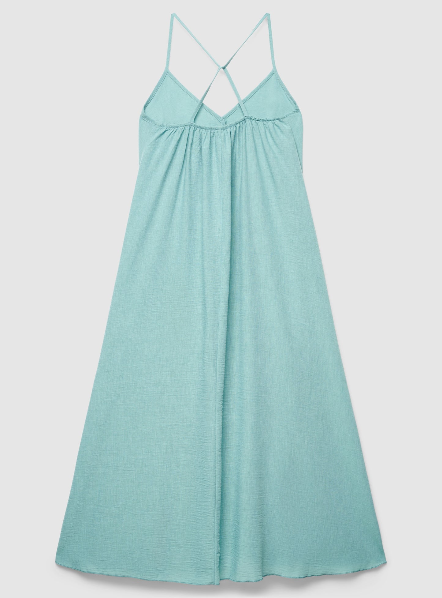 Women's V-Neck Crisscross Back Maxi Dress