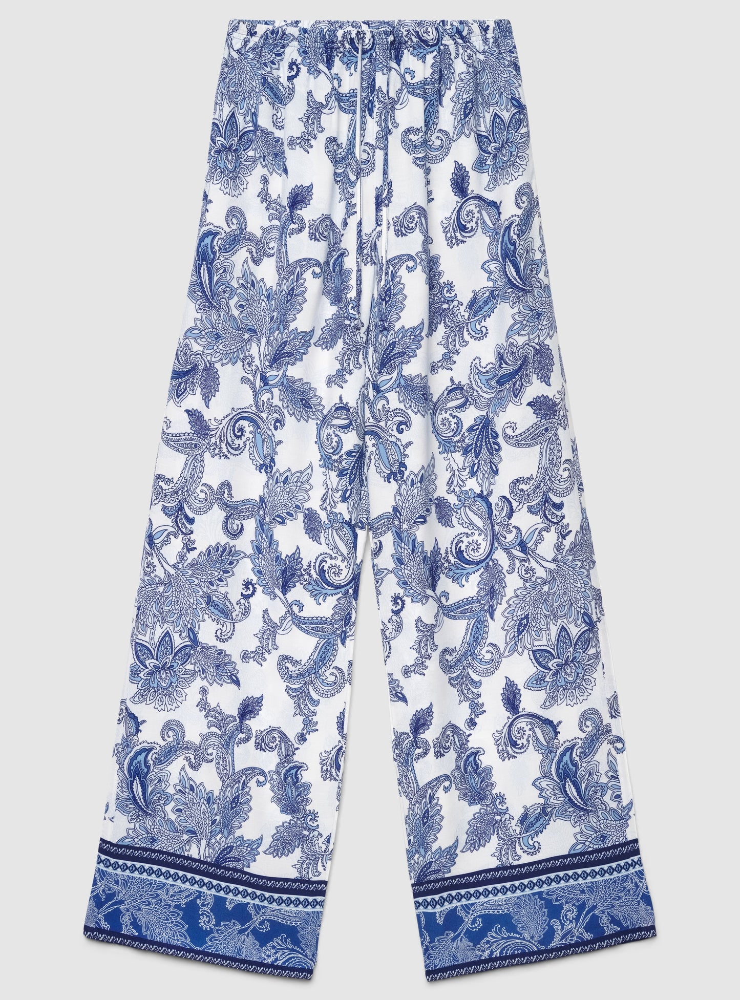 Women's Paisley Wide-leg Trousers