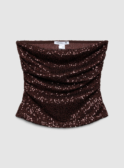 Women's Sequined Tube Top