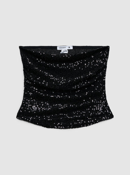 Women's Sequined Tube Top