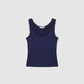 Women's Ribbed Lace-Trimmed Tank Top