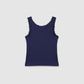 Women's Ribbed Lace-Trimmed Tank Top