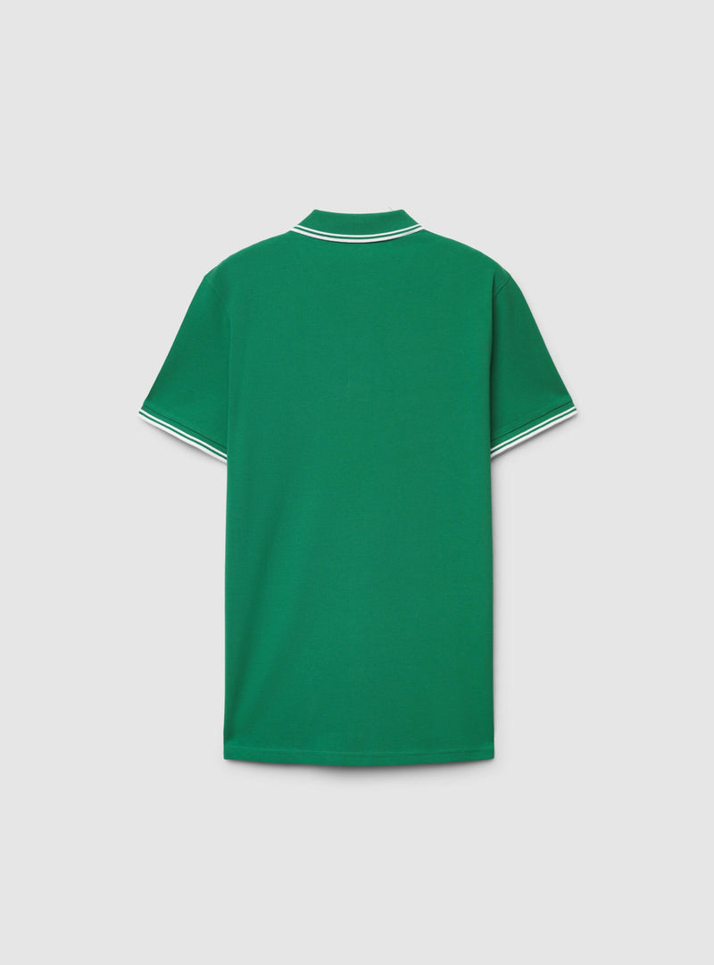 Men's Contrasting Trim Polo T-Shirt