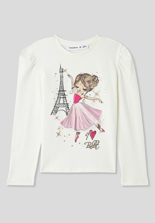 Girl's Long-sleeved T-shirt