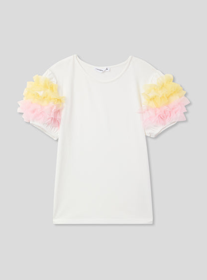 Kids Girls Short-sleeved T-shirt