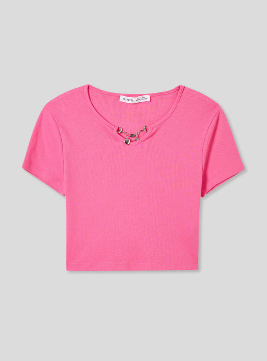 Kids Girls Short-sleeved T-shirt