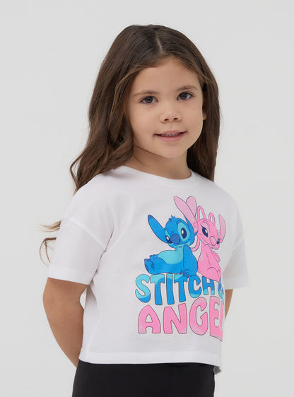 Kids Girls Short-sleeved T-shirt