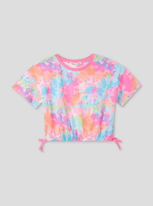 Kids Girls Short-sleeved T-shirt