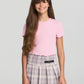 Kids Girls Short-sleeved T-shirt