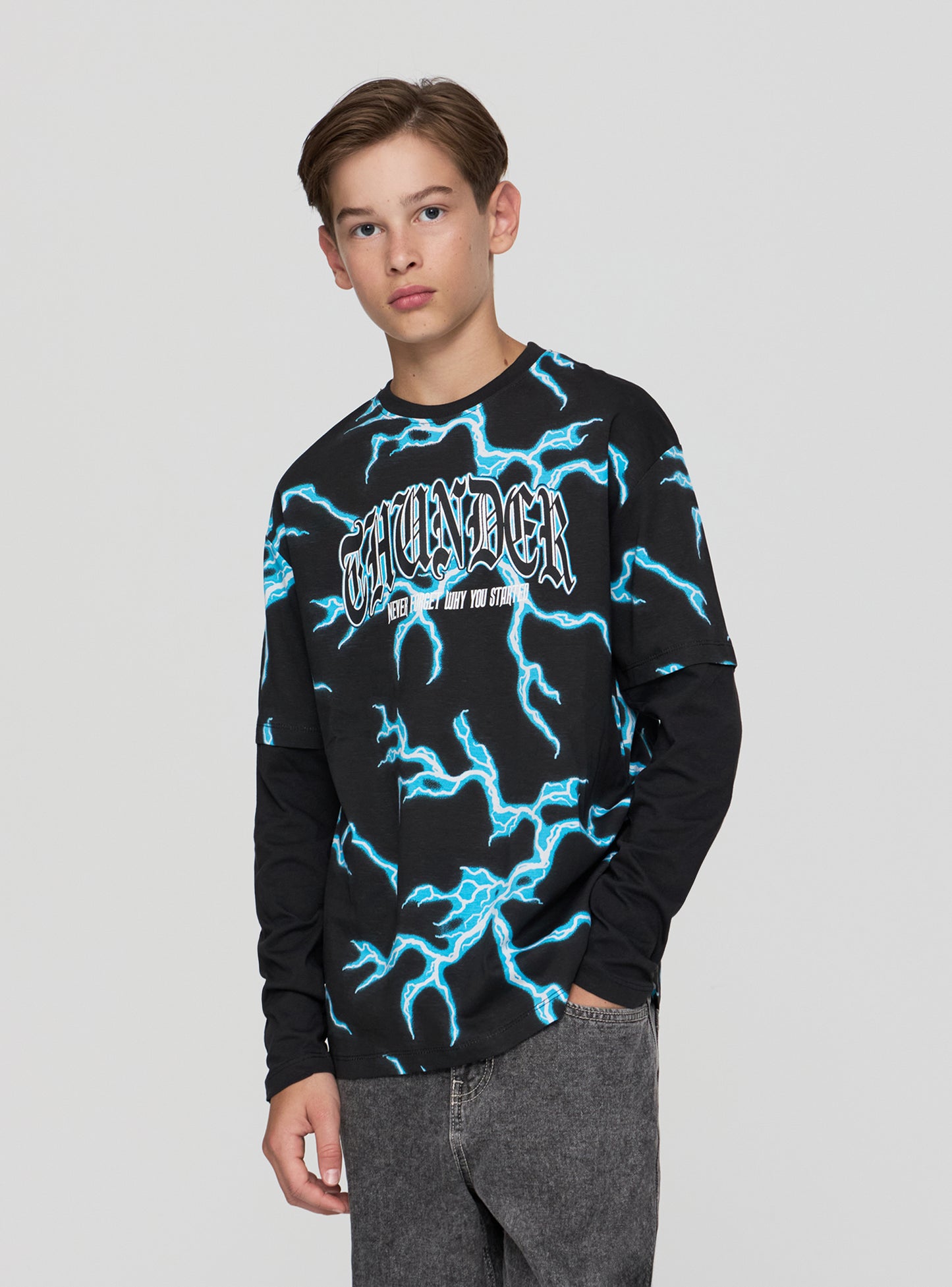 Kids Boys Long-sleeved T-shirt