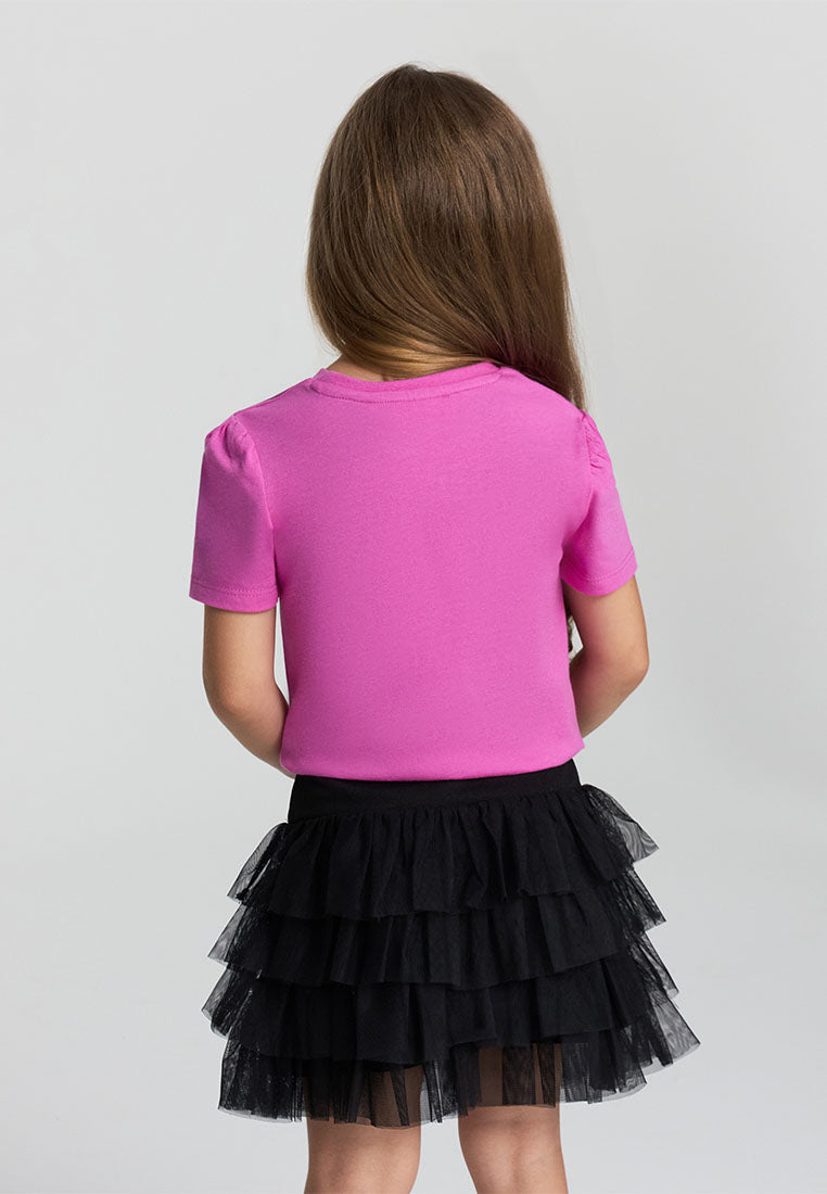 Kids Girls Short-sleeved T-shirt